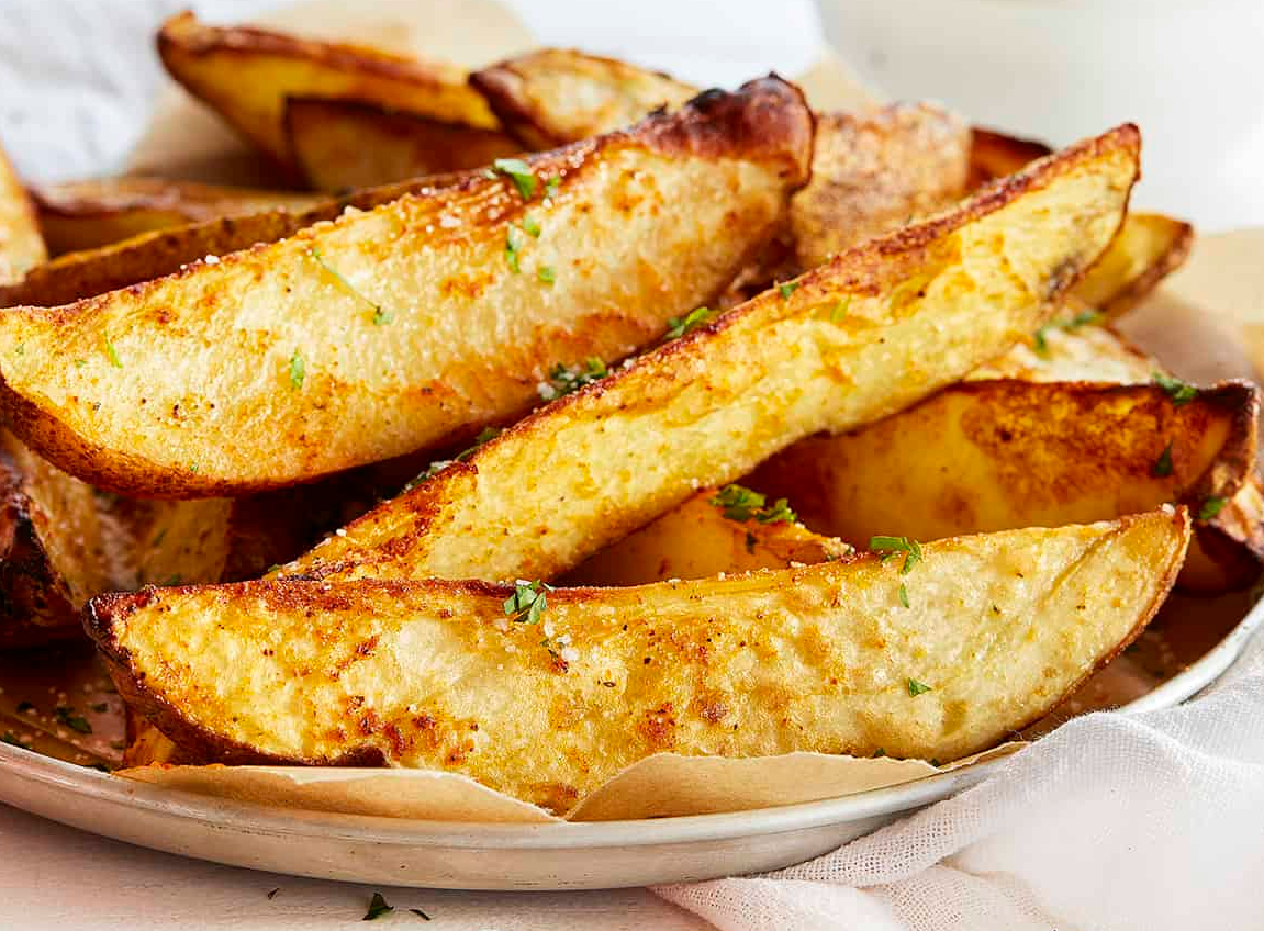 Perfekt knusprige Kartoffelspalten aus der Heißluftfritteuse – Einfach zubereitet und köstlich im Geschmack